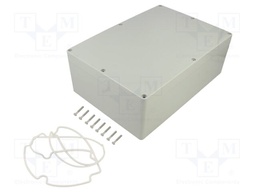 Enclosure: multipurpose; X: 186mm; Y: 265mm; Z: 95mm; polycarbonate