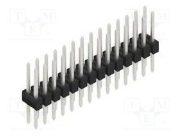 Connector: pin strips; pin header; male; PIN: 28; 2.54mm; THT; 2x14