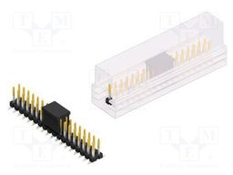 Connector: pin strips; pin header; male; PIN: 36; 2.54mm; SMT; 2x18