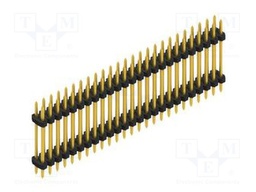 Connector: pin strips; pin header; male; PIN: 50; 2mm; THT; 2x25