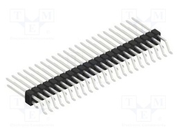 Connector: pin strips; pin header; male; PIN: 46; 2.54mm; SMT; 2x23