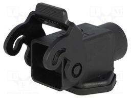 Enclosure: for rectangular connectors; CK/MK; size 21.21; PG11