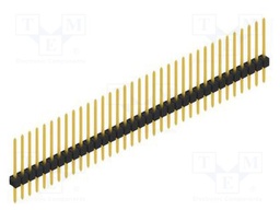 Connector: pin strips; pin header; male; PIN: 35; 2.54mm; THT; 1x35