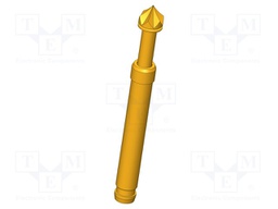 Test needle; Operational spring compression: 4mm; 5A; Ø: 3mm; 1N
