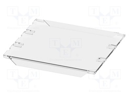 Cover; transparent; UL94V-2; ME MAX 67,5; polycarbonate; X: 67.8mm