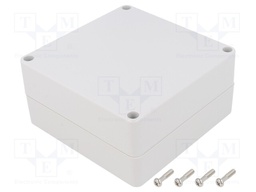 Enclosure: multipurpose; X: 120mm; Y: 120mm; Z: 60mm; polycarbonate