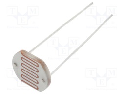 Photoresistor; 250mW; 2÷5kΩ; 560nm; Mounting: THT; 250VDC