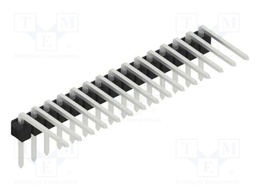 Connector: pin strips; pin header; male; PIN: 15; 2.54mm; THT; 1x15