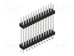 Connector: pin strips; pin header; male; PIN: 26; 2.54mm; SMT; 2x13