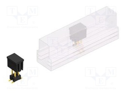 Connector: pin strips; pin header; male; PIN: 4; 2.54mm; SMT; 2x2