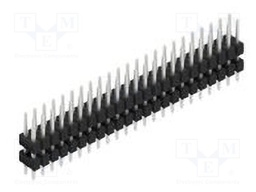 Connector: pin strips; pin header; male; PIN: 46; 2.54mm; THT; 2x23