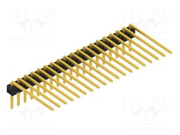 Connector: pin strips; pin header; male; PIN: 19; 2.54mm; THT; 1x19