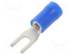 Tip: fork; M3; Ø: 3.2mm; 1.5÷2.5mm2; crimped; for cable; insulated