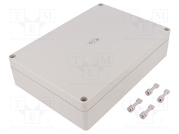 Enclosure: multipurpose; X: 180mm; Y: 254mm; Z: 63mm; flat; TK PS