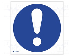 Safety sign; regulatory; Mat: self-adhesive folie; W: 200mm