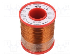 Coil wire; double coated enamelled; 0.5mm; 1kg; -65÷200°C