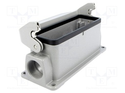 Enclosure: for Han connectors; Han HMC; size 24B; with latch