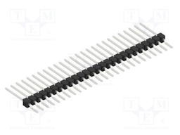 Connector: pin strips; pin header; male; PIN: 26; 2.54mm; SMT; 1x26