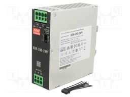 Power supply: switching; for DIN rail mounting; XDR-240