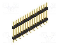 Connector: pin strips; pin header; male; PIN: 20; 2.54mm; SMT; 1x20