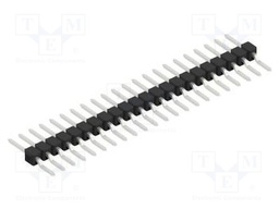 Connector: pin strips; pin header; male; PIN: 22; 2.54mm; SMT; 1x22