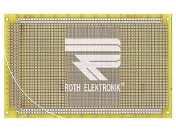 Board: universal; double sided,prototyping; W: 100mm; L: 160mm