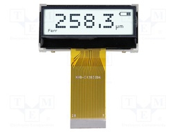 Display: LCD; graphical; 128x32; COG,FSTN Positive; LED; PIN: 28