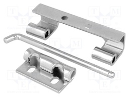 Hinge; Width: 39.5mm; zinc-plated steel; H: 80mm