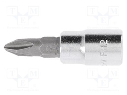 Wrench; socket spanner,Phillips; PH1; 1/4"; Chrom-vanadium steel