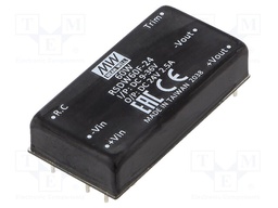 Converter: DC/DC; 60W; Uin: 9÷36V; Uout: 24VDC; Iout: 2.5A; 2"x1"