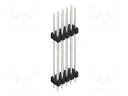 Connector: pin strips; pin header; male; PIN: 10; 2.54mm; THT; 2x5