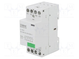 Contactor: 4-pole installation; NC x4; 24VAC; 24VDC; 32A; DIN; IKD