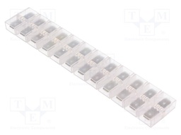 Connector: terminal block; 6.3x0,8mm connectors; max.75°C; 300V