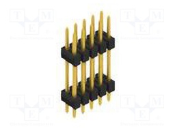 Connector: pin strips; pin header; male; PIN: 10; 2.54mm; THT; 2x5