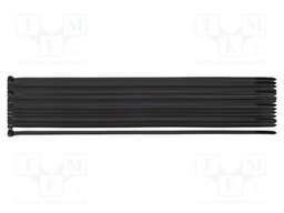Cable tie; L: 700mm; W: 12mm; black; 50pcs; EXTREME