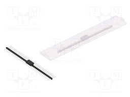 Connector: pin strips; pin header; male; PIN: 36; 2mm; SMT; 1x36