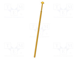 Needle-like test probe; Operational spring compression: 2mm