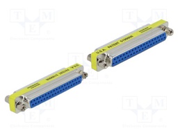 Adapter; D-Sub 37pin socket,both sides; connection 1: 1