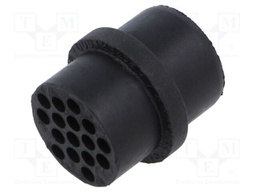 Industrial connector 18.4501 E2-15PE/B