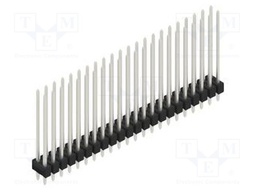 Connector: pin strips; pin header; male; PIN: 44; 2.54mm; THT; 2x22