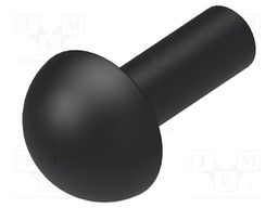 Stopper; polyamide; black; L: 12mm; -20÷100°C; Entrelec; Size: 9