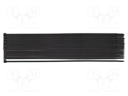 Cable tie; L: 300mm; W: 3.6mm; black; 100pcs; EXTREME