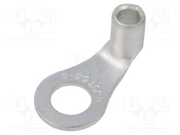 Tip: ring; M6; 2.5÷6mm2; crimped; for cable; angled 90°; tinned