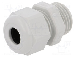 Cable gland; M16; IP68; Mat: polyamide; light grey; UL94V-0