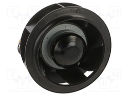 Fan: EC; radial; 230VAC; Ø175x94.5mm; 660m3/h; 74dBA; ball; 3650rpm