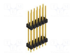 Connector: pin strips; pin header; male; PIN: 12; 2.54mm; THT; 2x6
