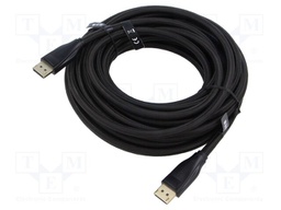 Cable; DisplayPort 1.4; DisplayPort plug,both sides; PVC; black