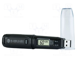 Logger: temperature and humidity; LCD; -35÷80°C; 0÷100%RH; IP67