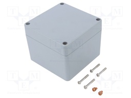 Enclosure: multipurpose; X: 100mm; Y: 100mm; Z: 81mm; 68; aluminium