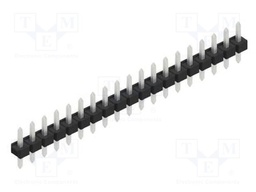 Connector: pin strips; pin header; male; PIN: 19; 2.54mm; THT; 1x19